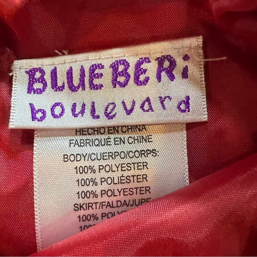 Red Sequin Tulle Dress Party Recital Christmas Sz 5T by Bluberi Boulevard - Picture 11 of 12